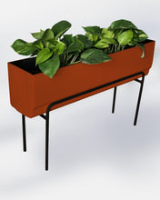 Cargar imagen en el visor de la galería, Jardinera de Canal con Base de Herrería
